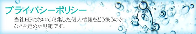 プライバシーポリシー